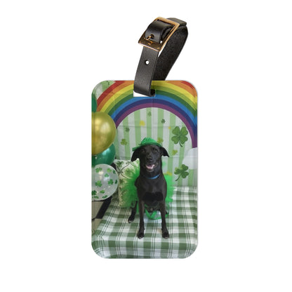 Fenway - St. Patrick's Day Dog Luggage Tag