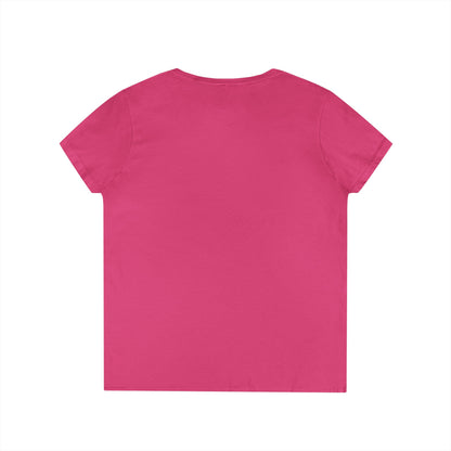 Dog Mom V-Neck T-Shirt, Cute Pet Lover Gift, Dog Lover Tee, Canine Mom Shirt, Casual Dog Apparel