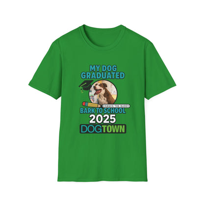 Bark to School 2025 - Unisex T-Shirt (Chance the Buddy)