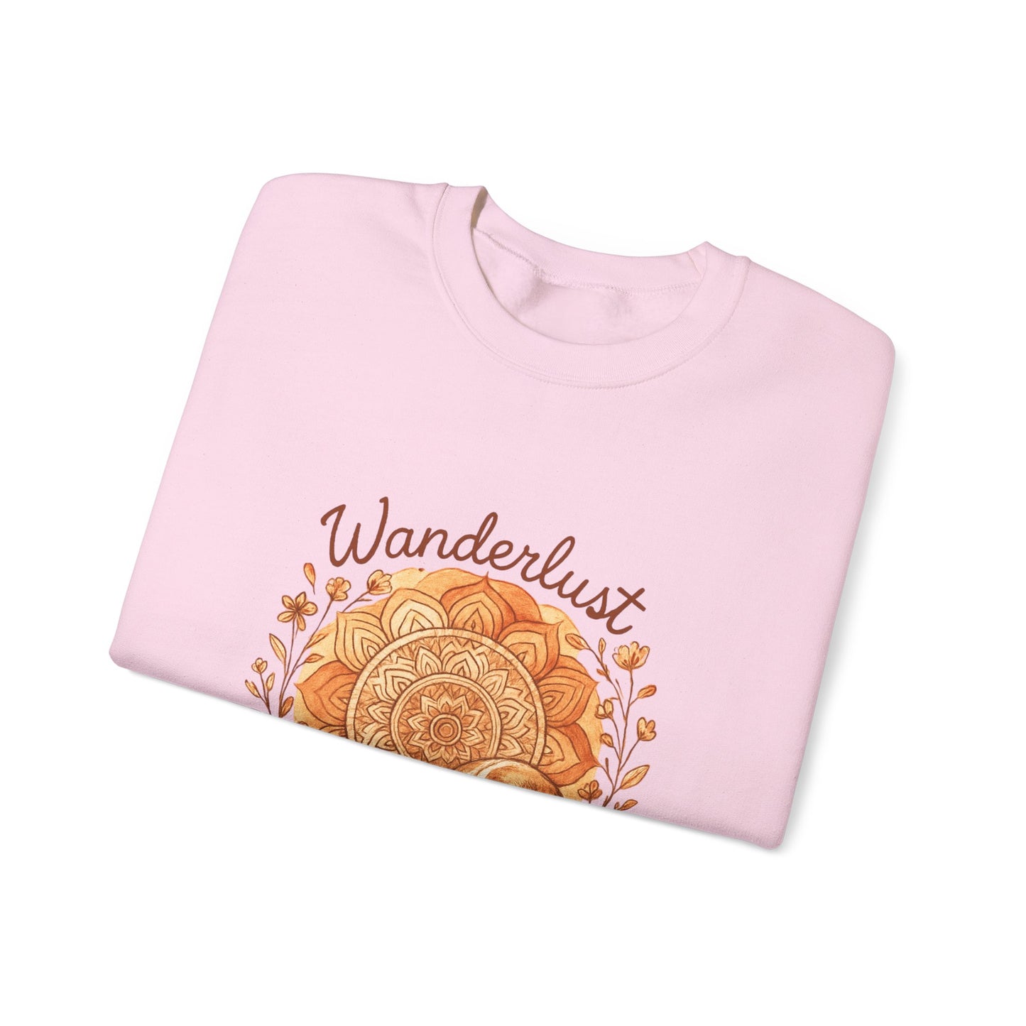 Dogtown Boho Revival "Wanderlust" Unisex Heavy Blend™ Crewneck Sweatshirt (Beagle)