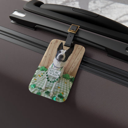 Kai - St. Patrick's Day Dog Luggage Tag