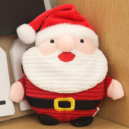 Festive Bb-Infused Plush Dog Christmas Toys