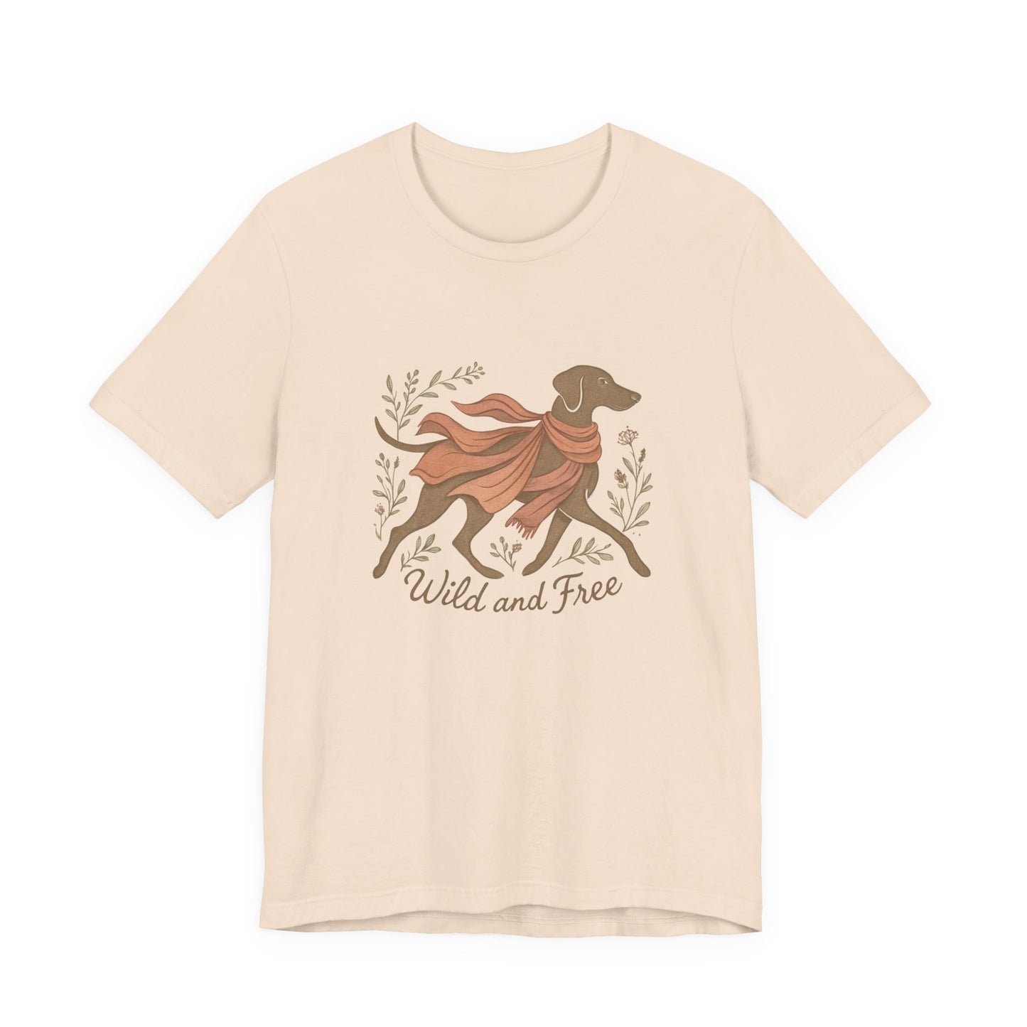Dogtown Boho Revival "Wild and Free" Unisex Jersey Tee (Weimaraner)