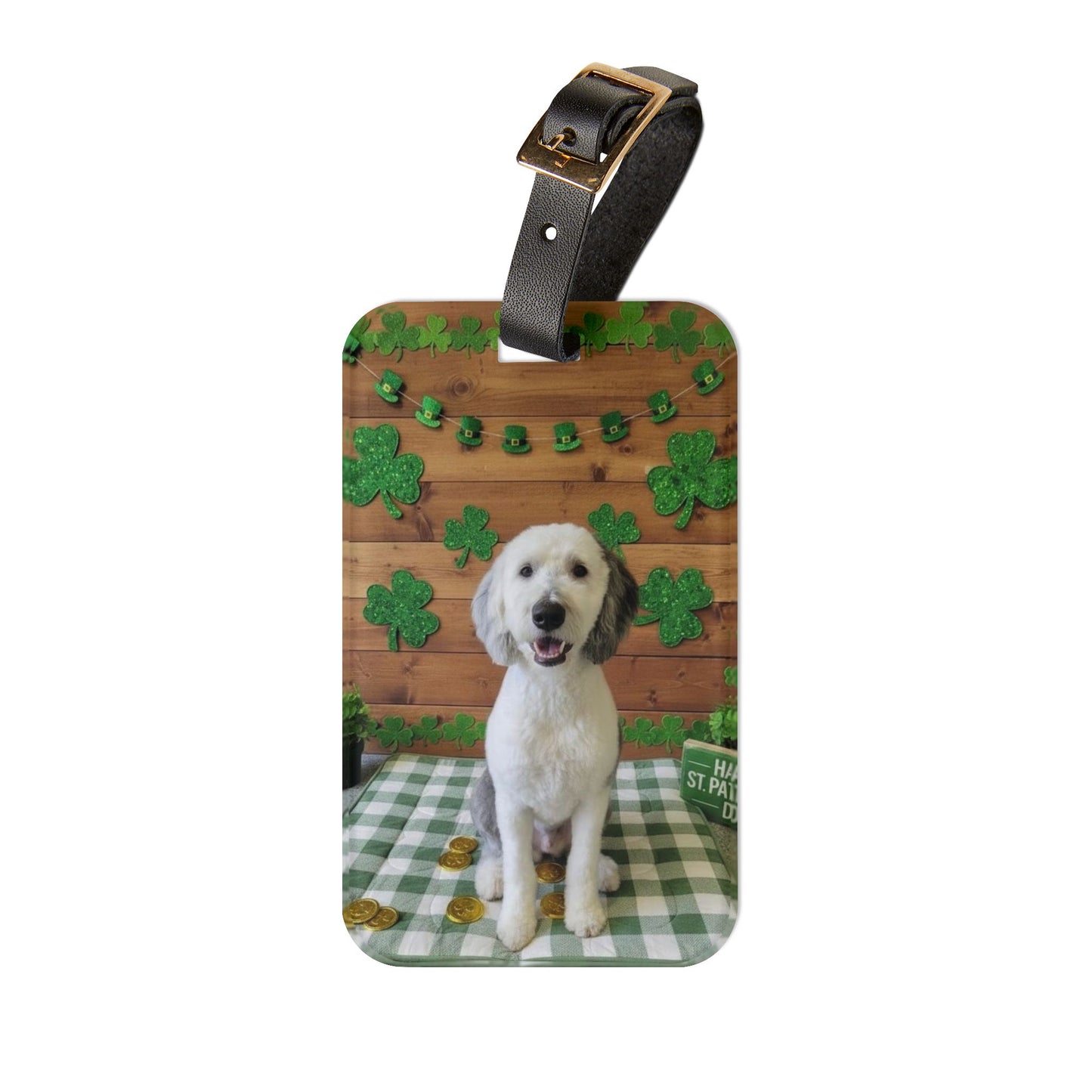 Copy of Cici - St. Patrick's Day Dog Luggage Tag