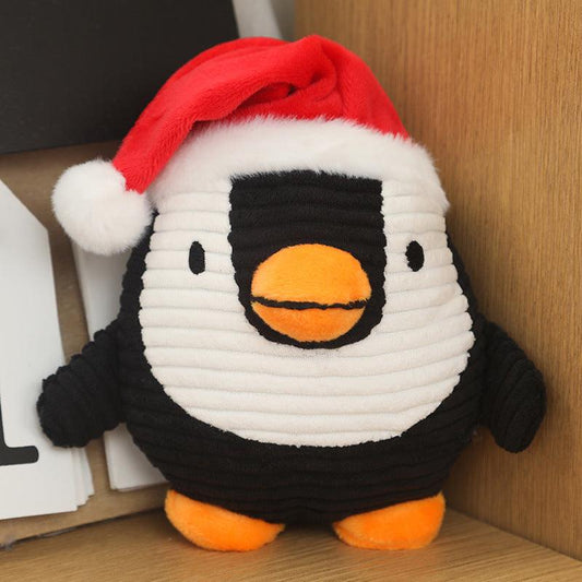 Festive Bb-Infused Plush Dog Christmas Toys