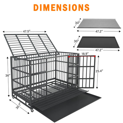 Heavy Duty Dog Crate for Large Dog
