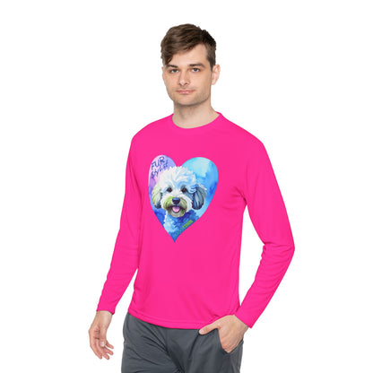 Dogtown Fur Stylist Groomer Long Sleeve Shirt (Doodle with Heart)
