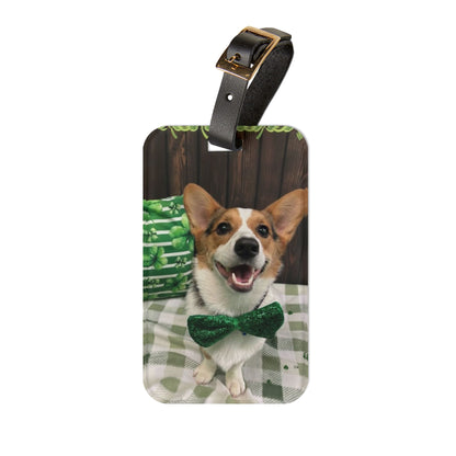 Sam - St. Patrick's Day Dog Luggage Tag