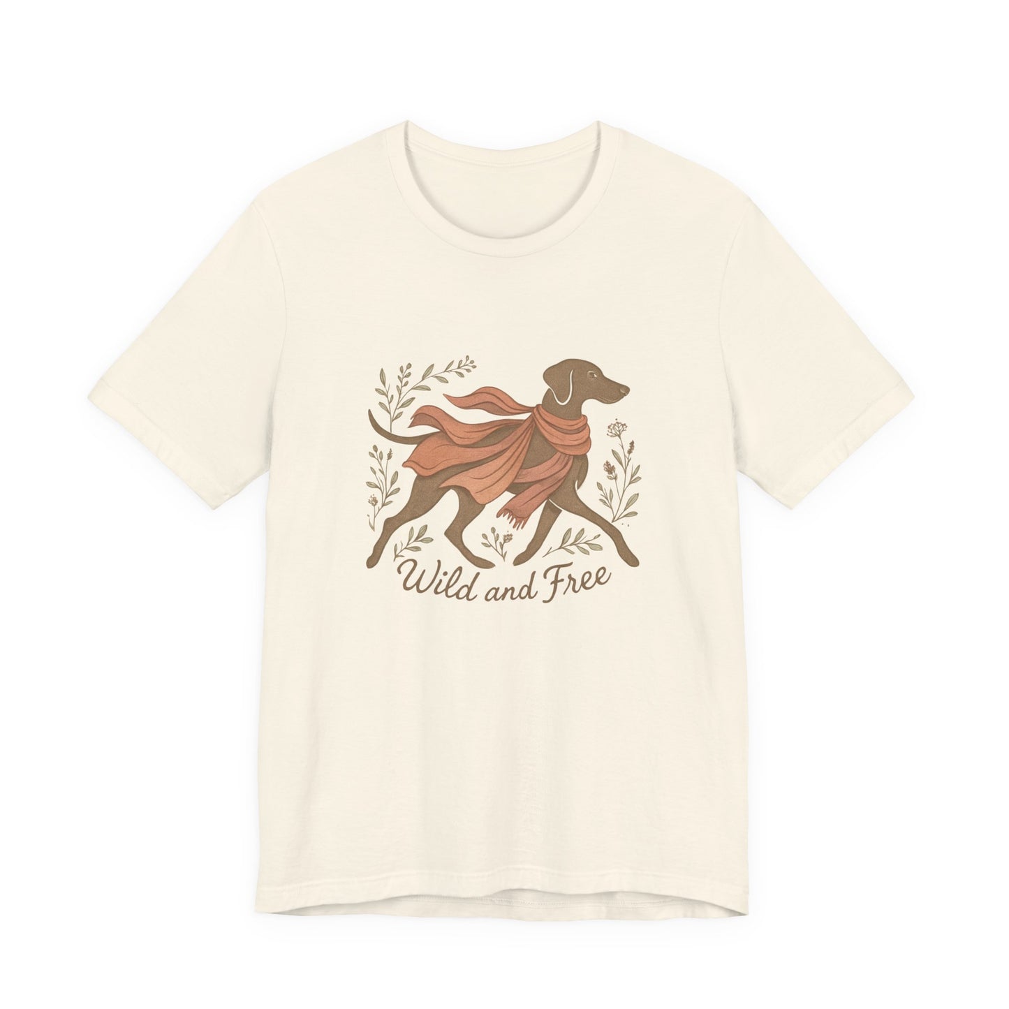 Dogtown Boho Revival "Wild and Free" Unisex Jersey Tee (Weimaraner)