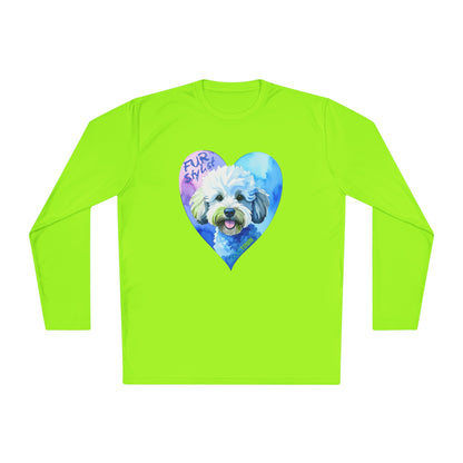 Dogtown Fur Stylist Groomer Long Sleeve Shirt (Doodle with Heart)