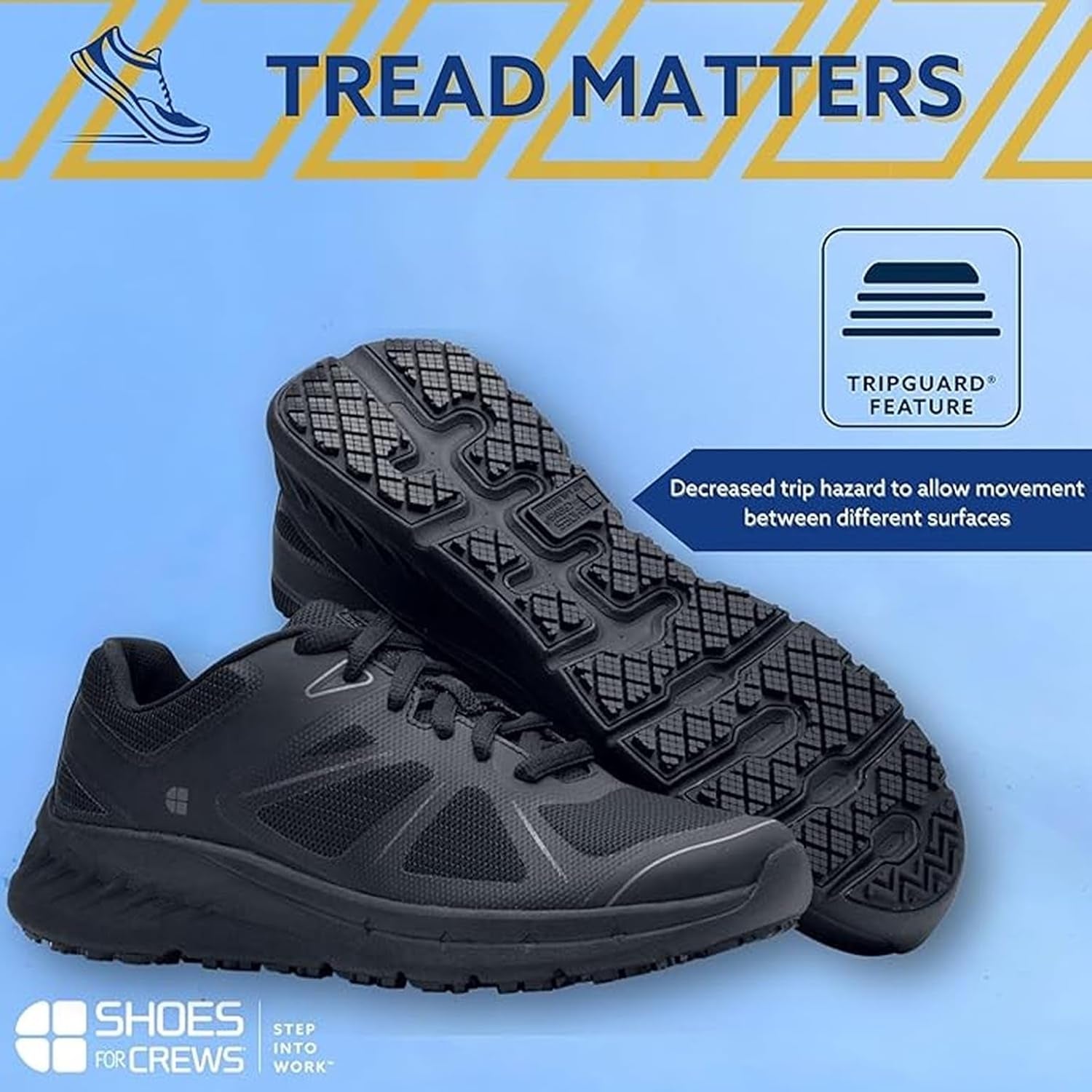 Women'S Slip-Resistant Work Sneakers - Comfortable, Lightweight, Water-Resistant & Non-Slip Safety Shoes for Women - Ideal for Food Service, Healthcare, Retail & More - Vitality II