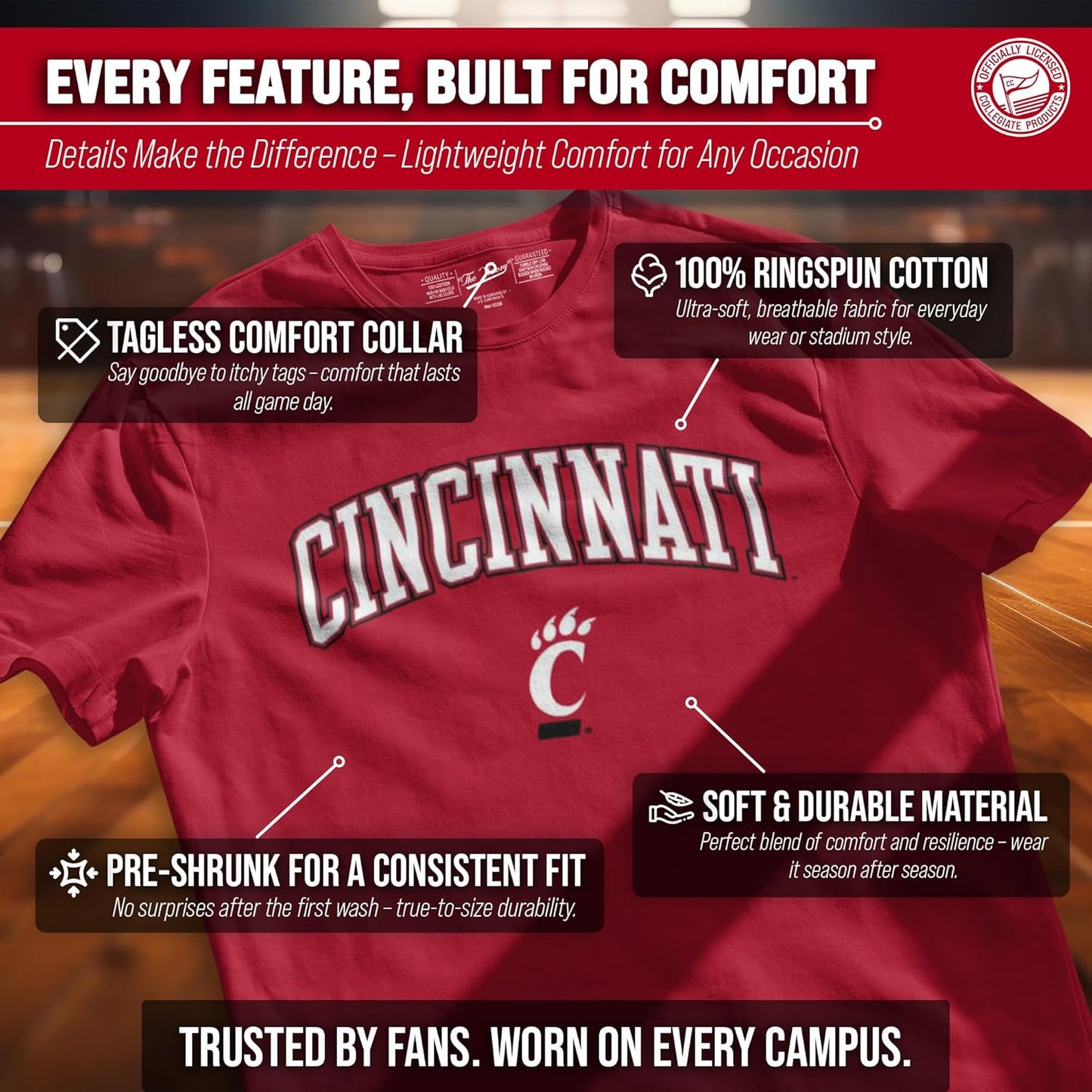 NCAA Unisex NCAA Adult Gameday Cotton T-Shirt