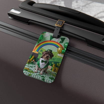 Duck - St. Patrick's Day Dog Luggage Tag
