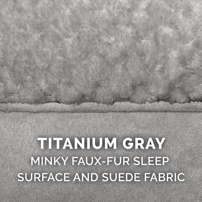 Orthopedic Dog Bed W/ Pillow Cushion Top & Removable Washable Cove (for Dogs up to 35 Lbs)