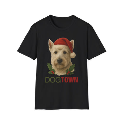 Dogtown - HOLIDAY WHITE SCOTTIE 2025 - Unisex T-Shirt