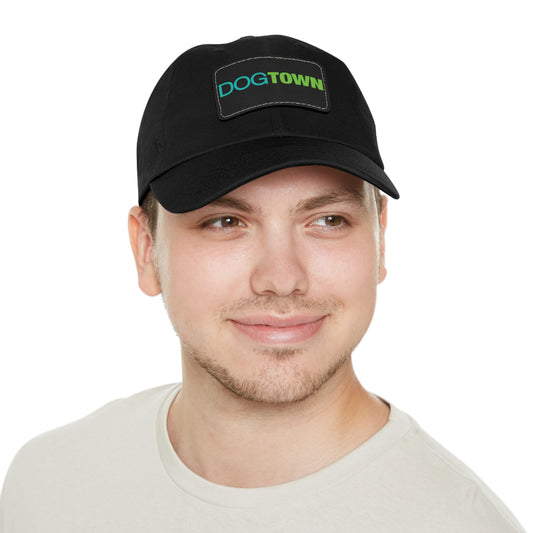 Dogtown - Accessories - Stylish Dad Hat Leather Patch - Dogtown Gear