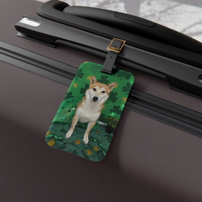 Artemis - St. Patrick's Day Dog Luggage Tag