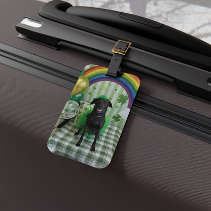 Fenway - St. Patrick's Day Dog Luggage Tag