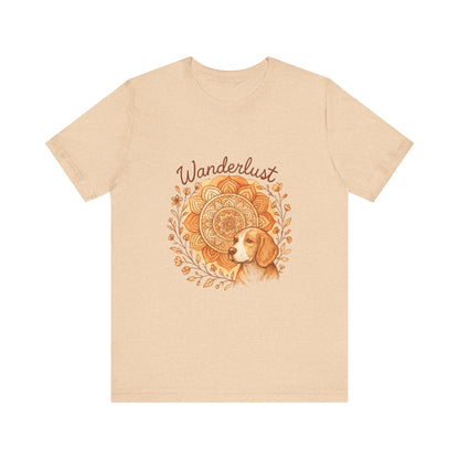 Dogtown Boho Revival "Wanderlust" Unisex Jersey Short Sleeve Tee (Beagle)
