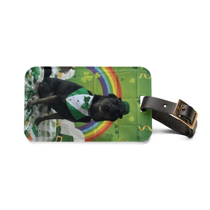 Salem - St. Patrick's Day Dog Luggage Tag