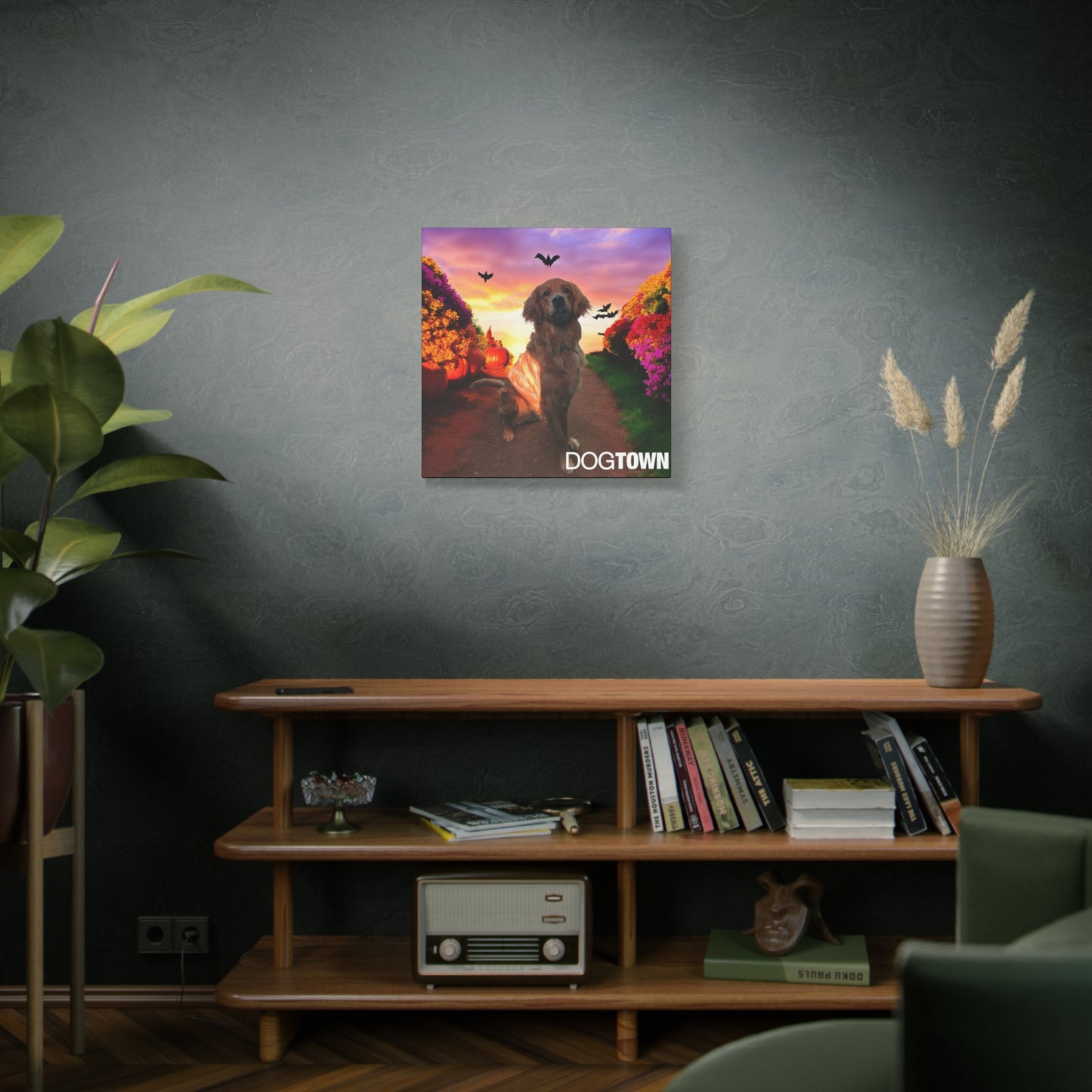 Louie - Halloween Canvas