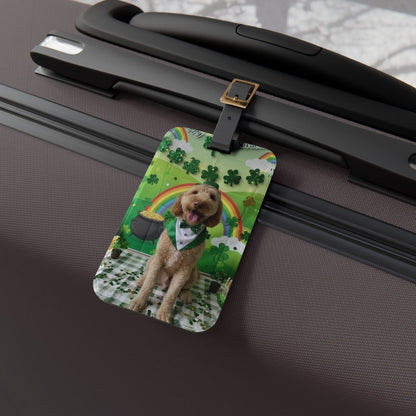 Rhodes - St. Patrick's Day Dog Luggage Tag