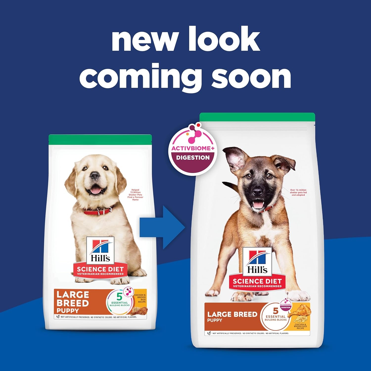 Hills Large Breed Dry Puppy Food Chicken & Brown Rice, 15.5 Lb. Bag