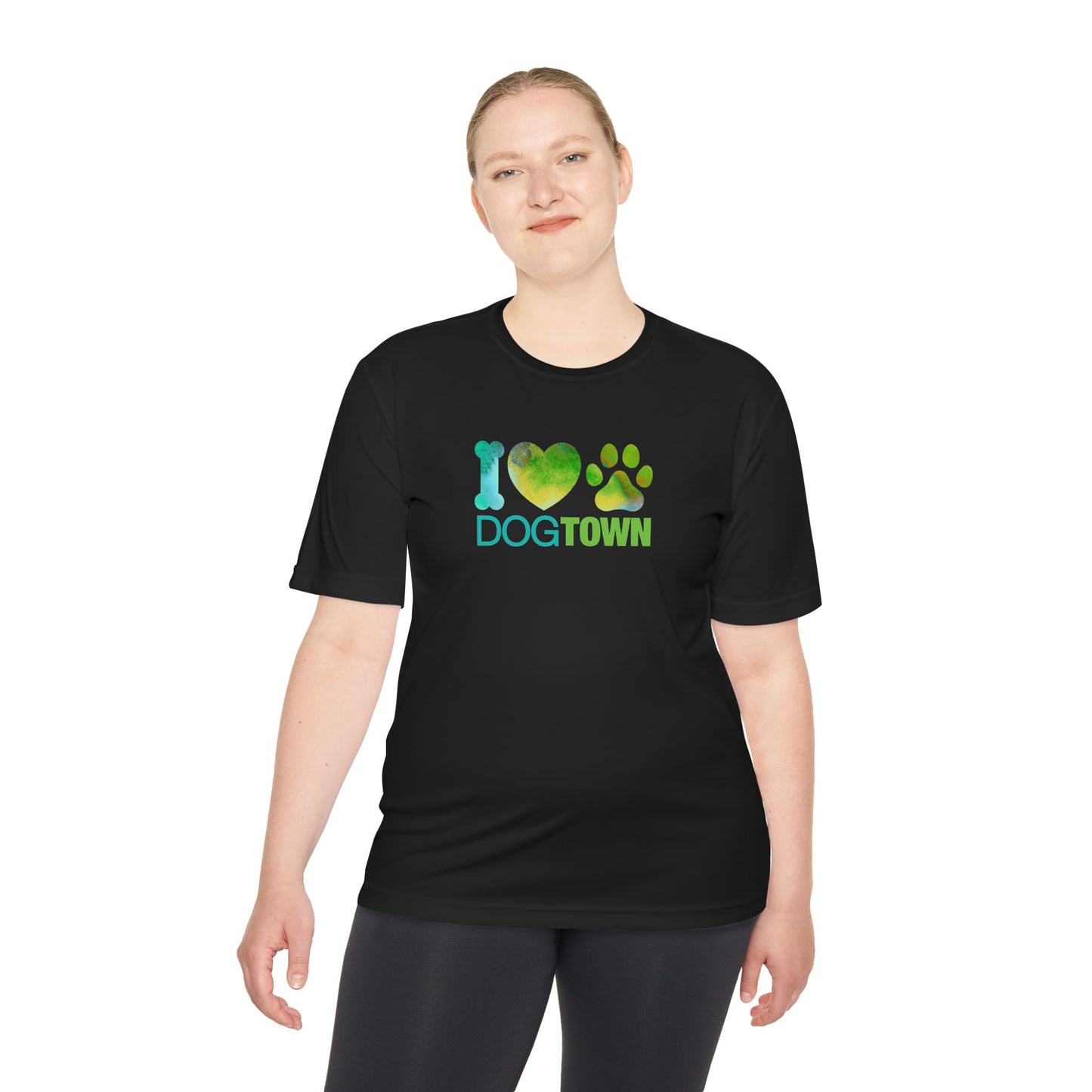 Dogtown "I Heart Paw" Short Sleeve Polyester Lightweight Tee