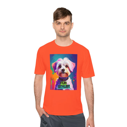 Dogtown Fur Stylist Groomer Shirt (Colorful with Havanese)