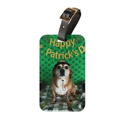 Gusteau - St. Patrick's Day Dog Luggage Tag