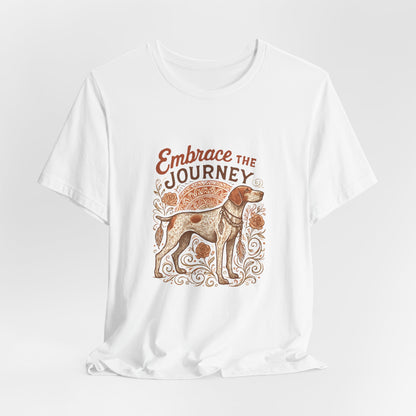 Dogtown Boho Revival "Embrace the Journey" Unisex Jersey Tee (German Shorthaired Pointer)