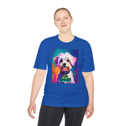 Dogtown Fur Stylist Groomer Shirt (Colorful with Havanese)