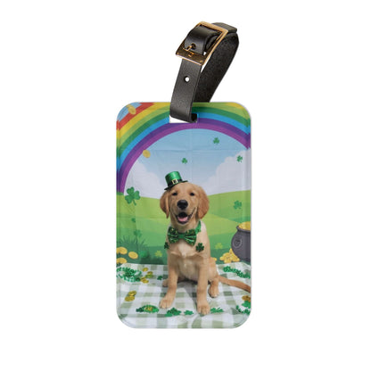 Shirley - St. Patrick's Day Dog Luggage Tag
