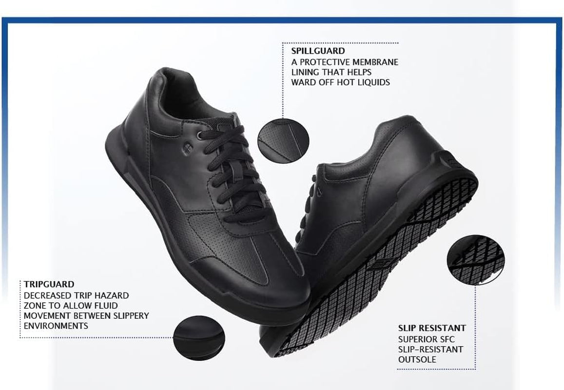 Women'S Slip-Resistant Work Sneakers – Comfortable, Non-Slip Shoes for Women in Healthcare, Food Service & Retail - Liberty