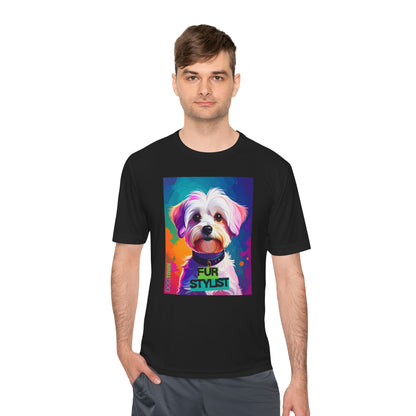 Dogtown Fur Stylist Groomer Shirt (Colorful with Havanese)