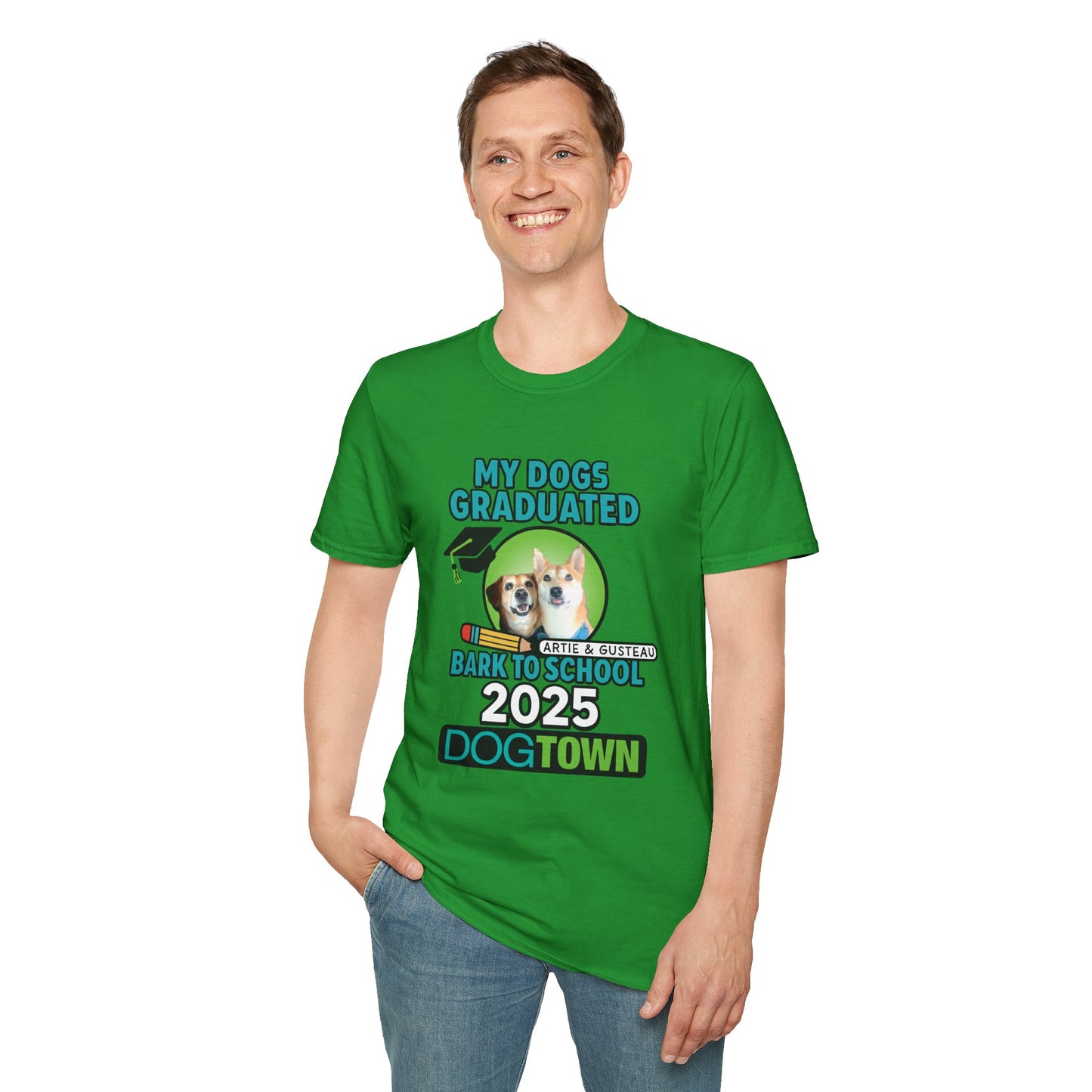 Bark to School 2025 - Unisex T-Shirt (Artie and Gusteau)