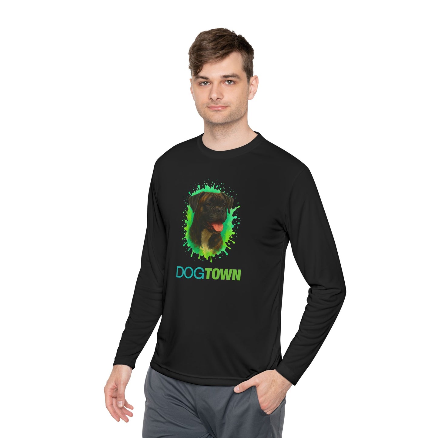 2025 Dogtown Dog Breed Collection - Sport Long Sleeve Tee (Brindle Boxer)