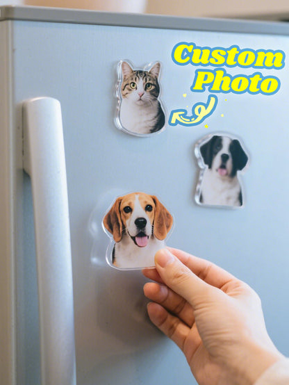Custom Photo Irregular Shape Fridge Magnet – Personalized Kitchen Decoration