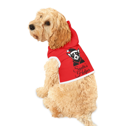 Holiday Pet Hoodie "Santa's Helper"