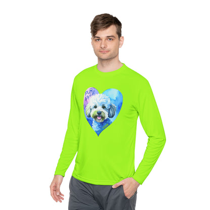 Dogtown Fur Stylist Groomer Long Sleeve Shirt (Doodle with Heart)