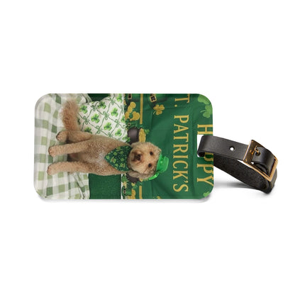 Charlie - St. Patrick's Day Dog Luggage Tag