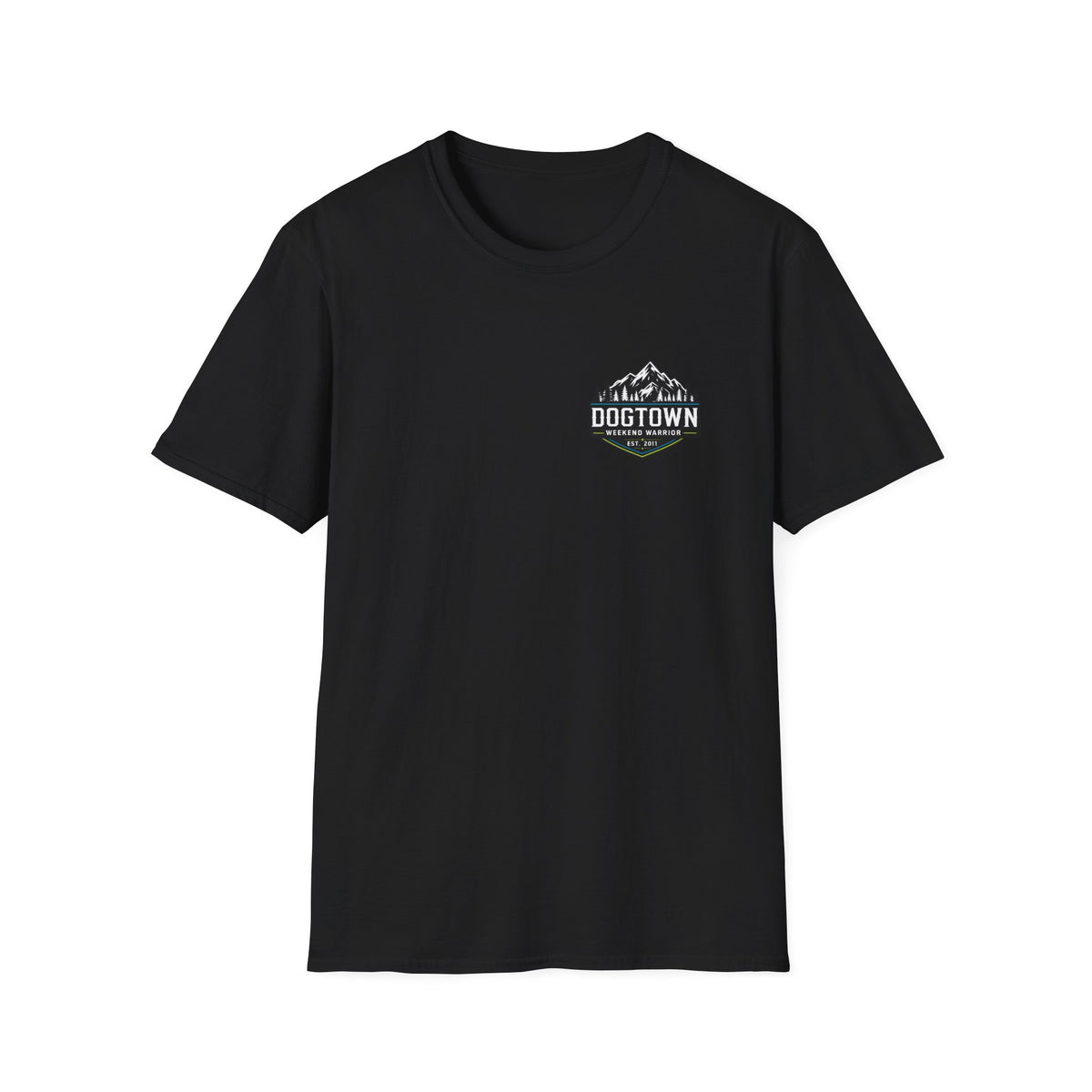 Weekend Warrior Dog T-Shirt — Australian Shepherd Badge Graphic