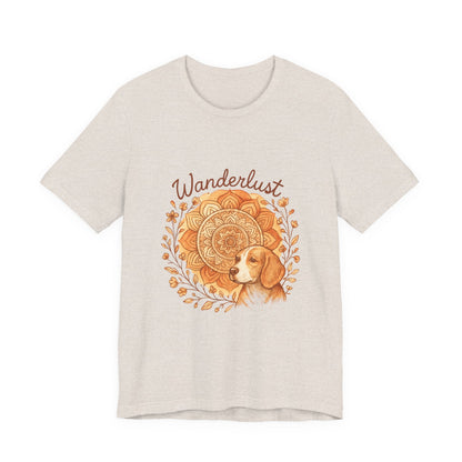 Dogtown Boho Revival "Wanderlust" Unisex Jersey Short Sleeve Tee (Beagle)