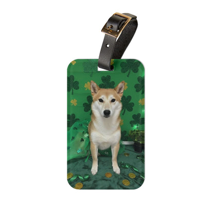 Artemis - St. Patrick's Day Dog Luggage Tag