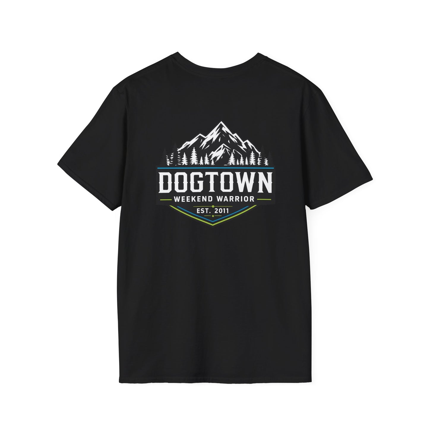 Weekend Warrior Dog T-Shirt — Australian Shepherd Badge Graphic