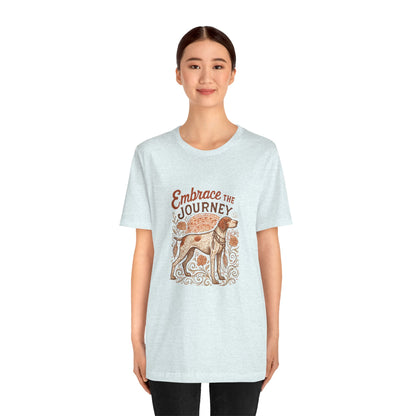 Dogtown Boho Revival "Embrace the Journey" Unisex Jersey Tee (German Shorthaired Pointer)
