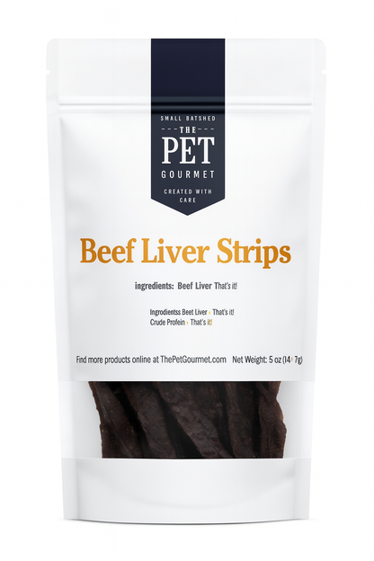 Beef Liver Jerky Strips, 5 oz