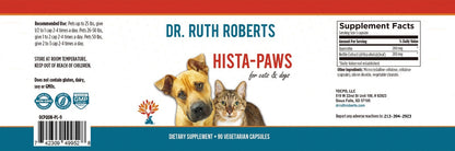 Hista Paws – with Quercetin for Dogs and Cats