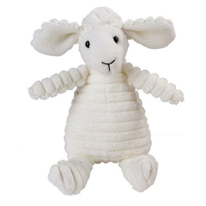 Pet Dog Molar Toy Vent Training Corduroy Monkey Pig Voice Plush Toy