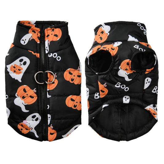 Halloween Dog  Autumn Winter Warm Jacket
